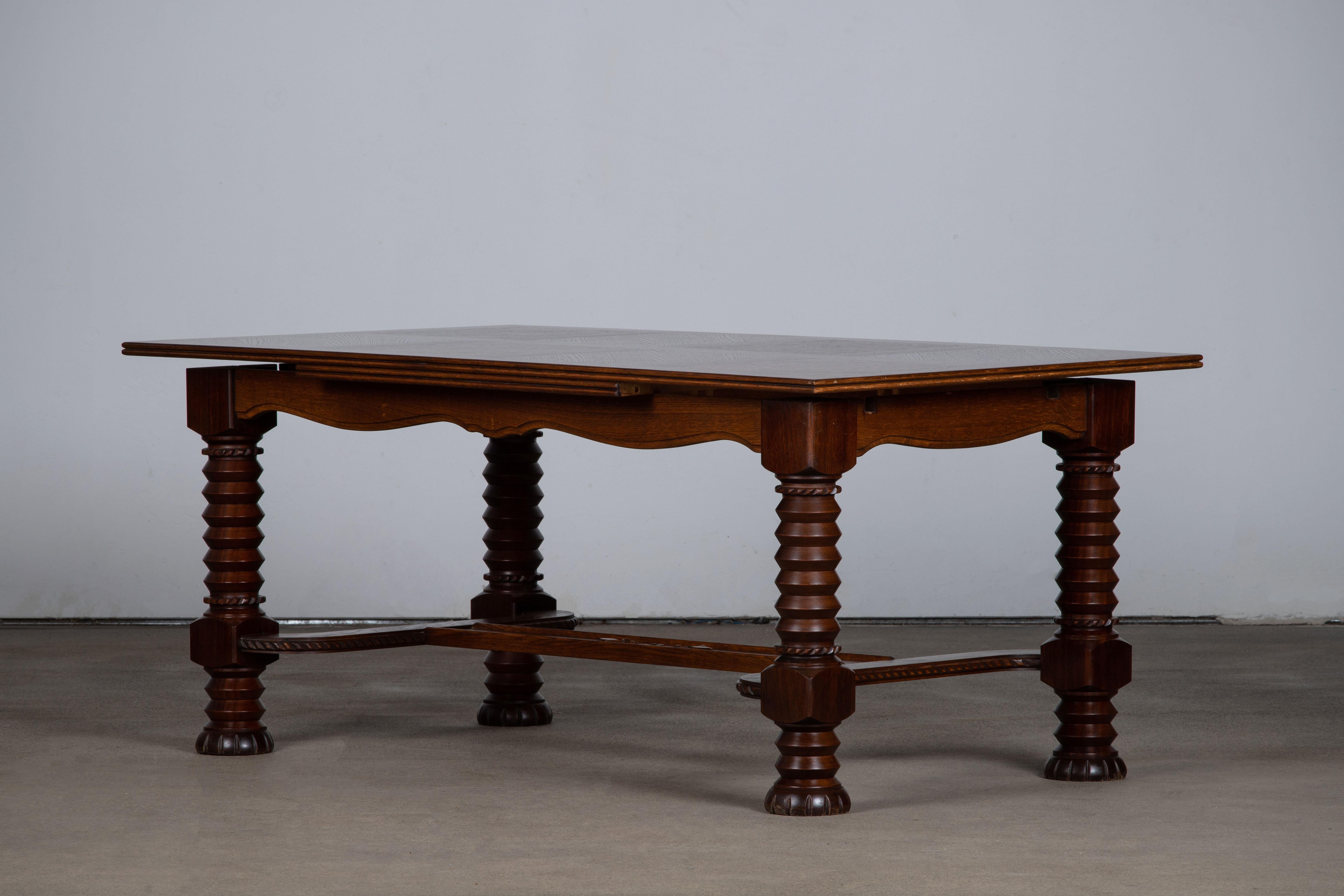 Mahogany Table, 1940s, France For Sale 5