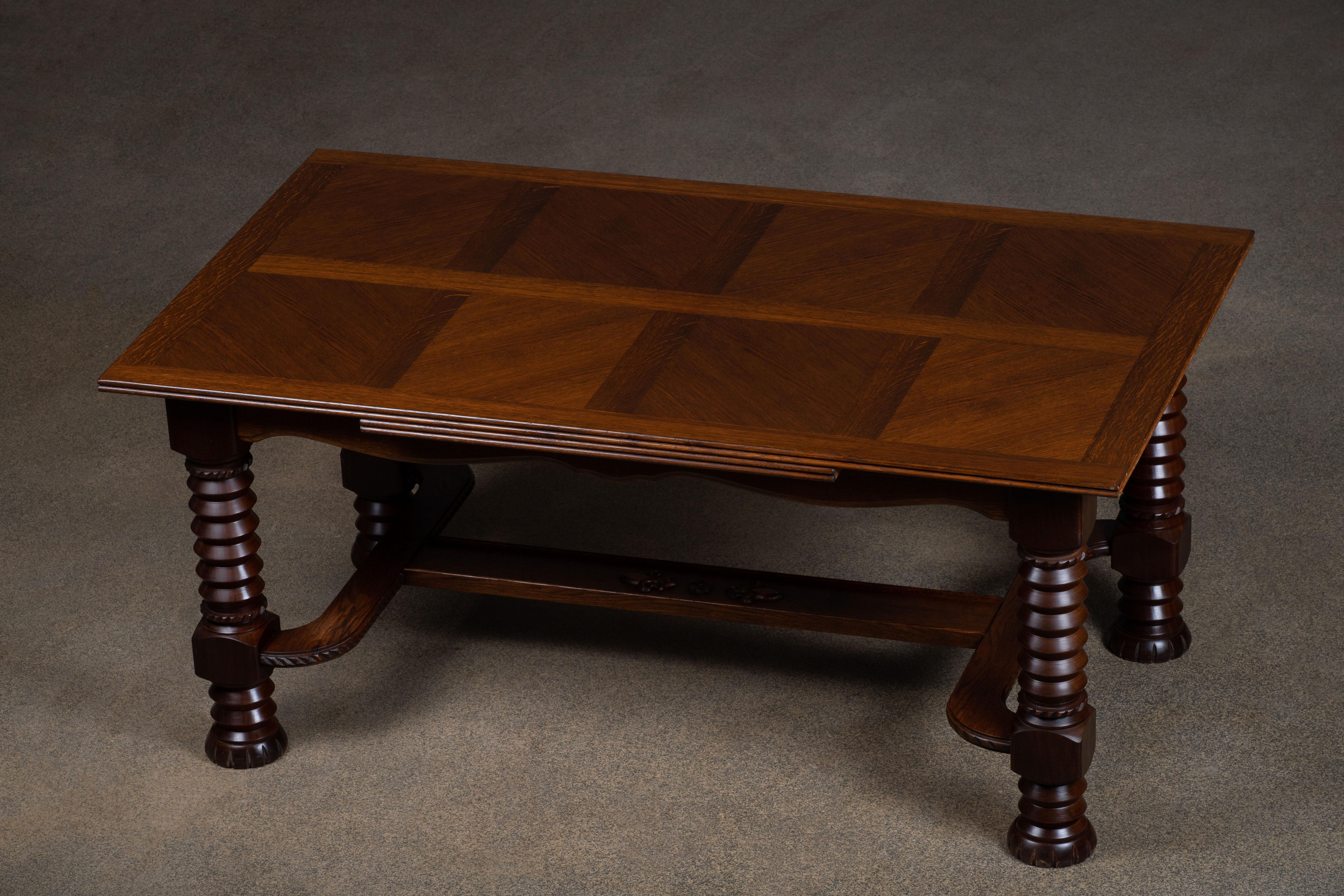 Mahogany Table, 1940s, France For Sale 7
