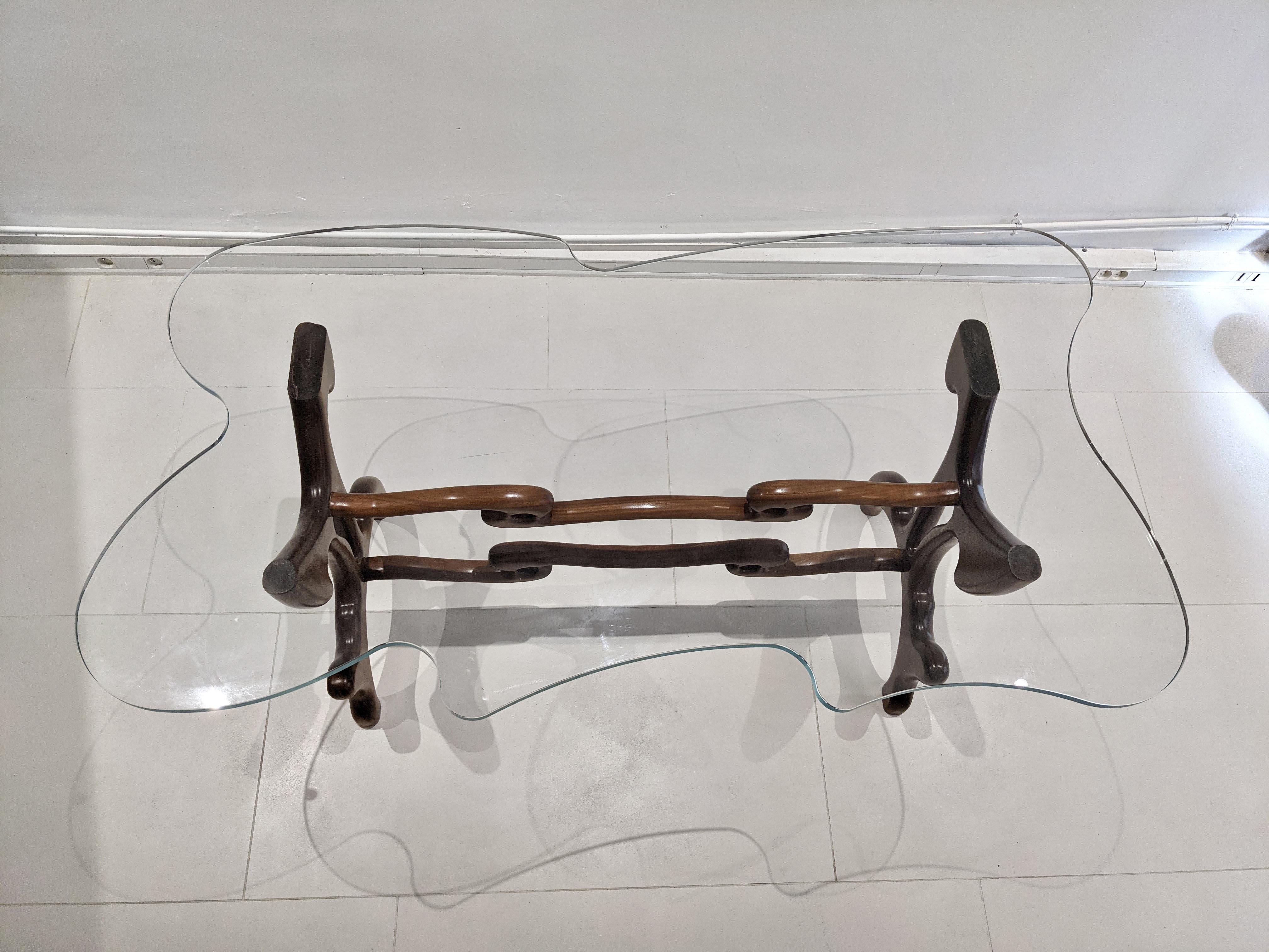 Mid-Century Modern Mahogany Table by Paul Laszlo For Sale