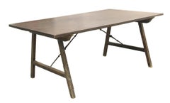 Mahogany Table Foldable Legs, 17th Century