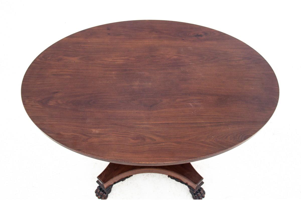 Scandinavian Mahogany table from around 1860, Northern Europe. For Sale