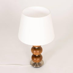 Mahogany Table Lamp by Henrik Blomqvist