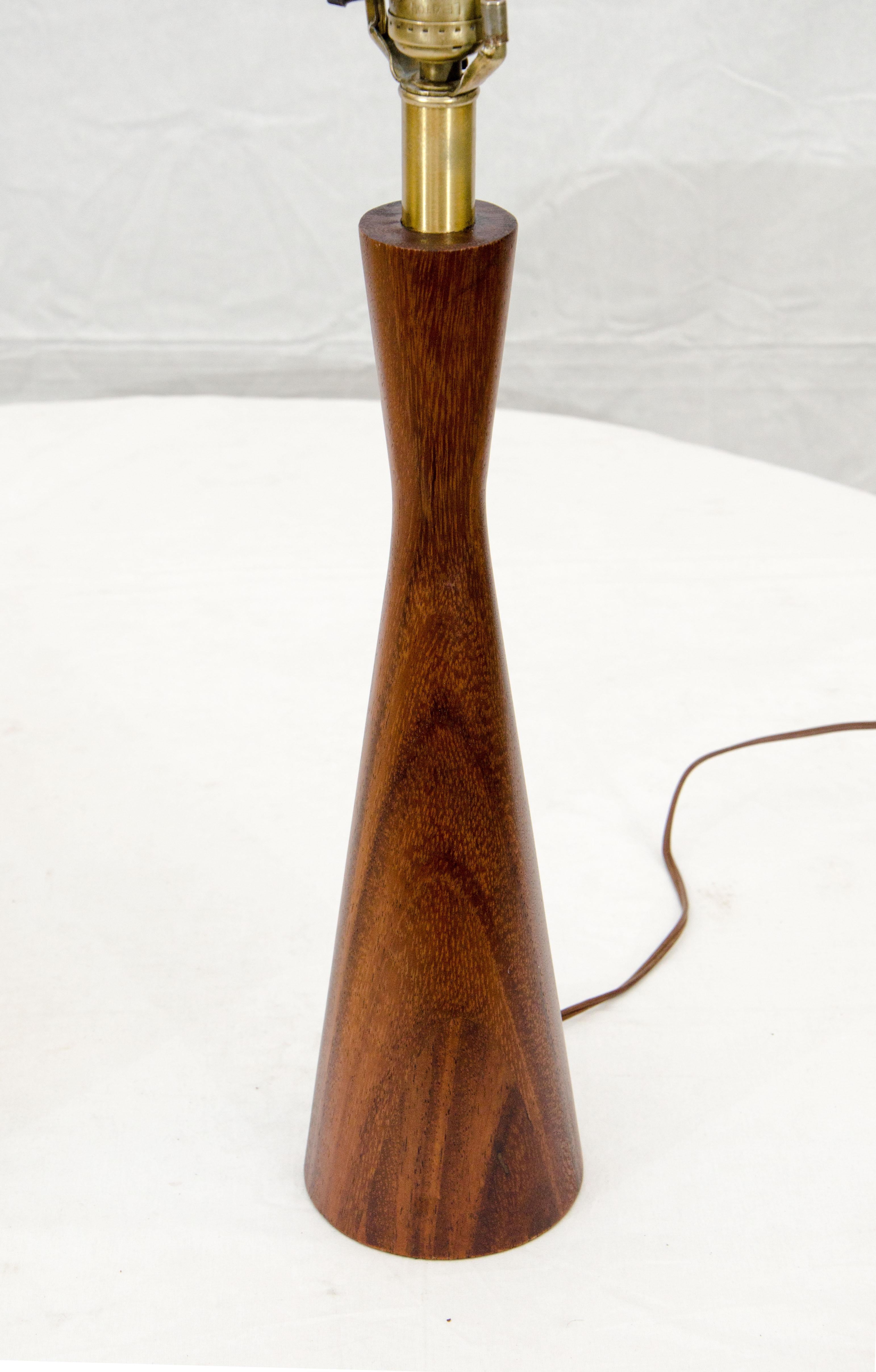 American Mahogany Table Lamp For Sale