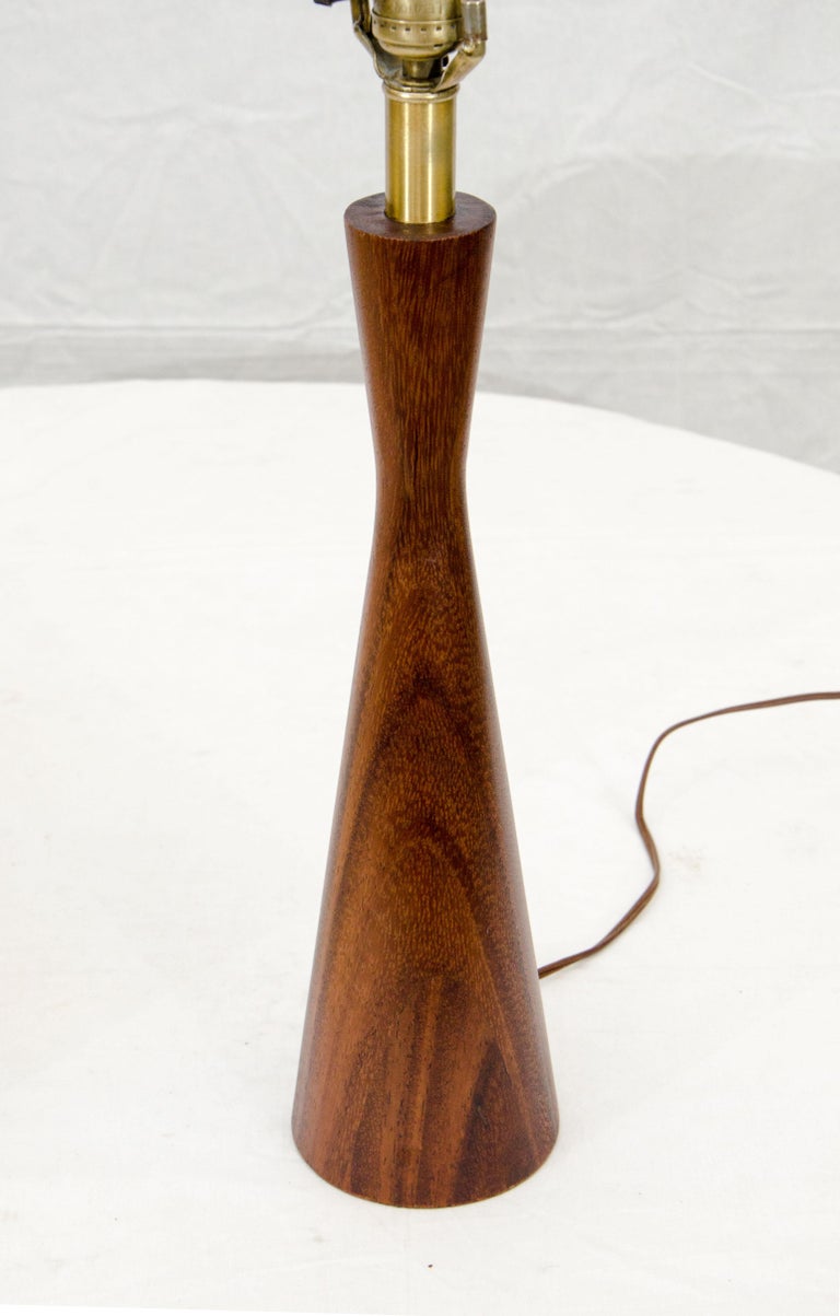 Mahogany Table Lamp For Sale at 1stDibs
