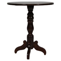 Antique Mahogany table on a turned pedestal tripod base