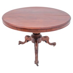 Mahogany table, Western Europe, circa 1880.