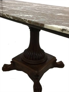 19th Century Coffee Table with Marble Top