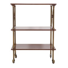 Mahogany Three-Tier Side Table