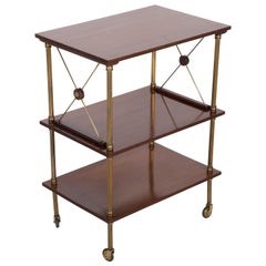 Mahogany Three-Tier Side Table