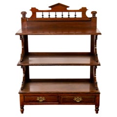 Mahogany Three Tiered English Server