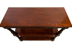 Mahogany Three Tiered Server/Shelf