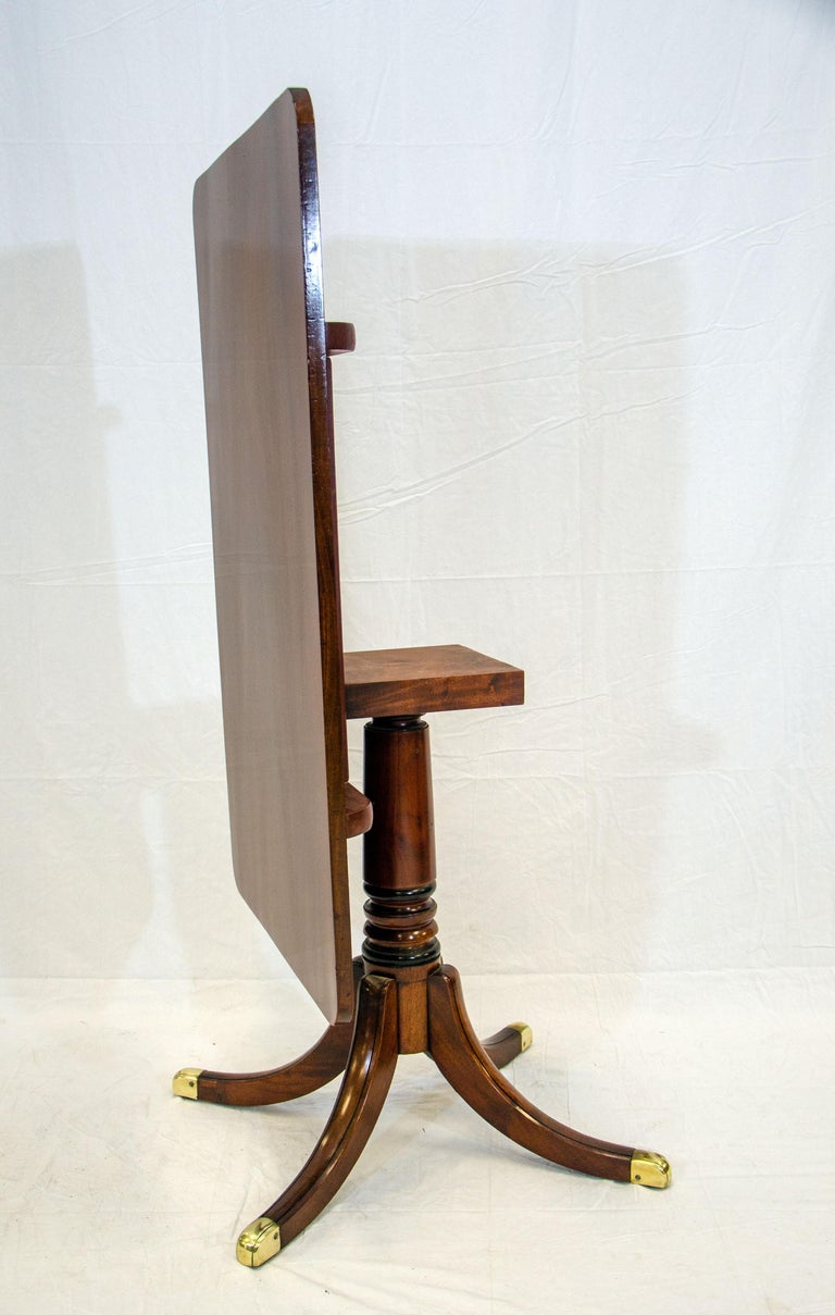 Mahogany TiltTop Breakfast Table For Sale at 1stDibs