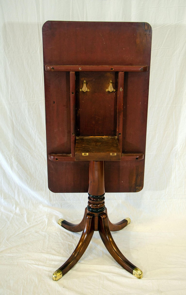 Mahogany TiltTop Breakfast Table For Sale at 1stDibs