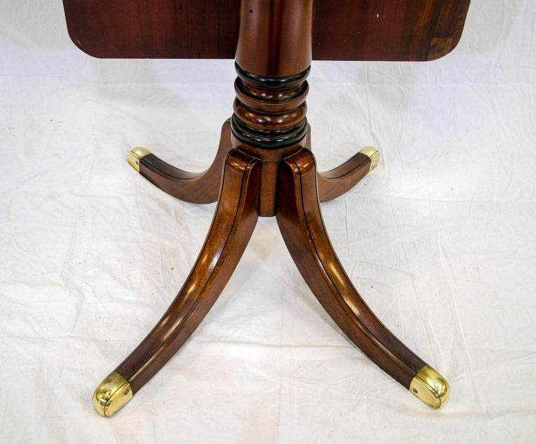 Mahogany TiltTop Breakfast Table For Sale at 1stDibs