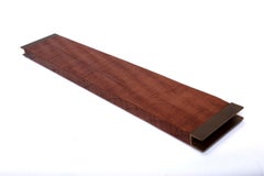 Mahogany Tray with Antique Brass Handles