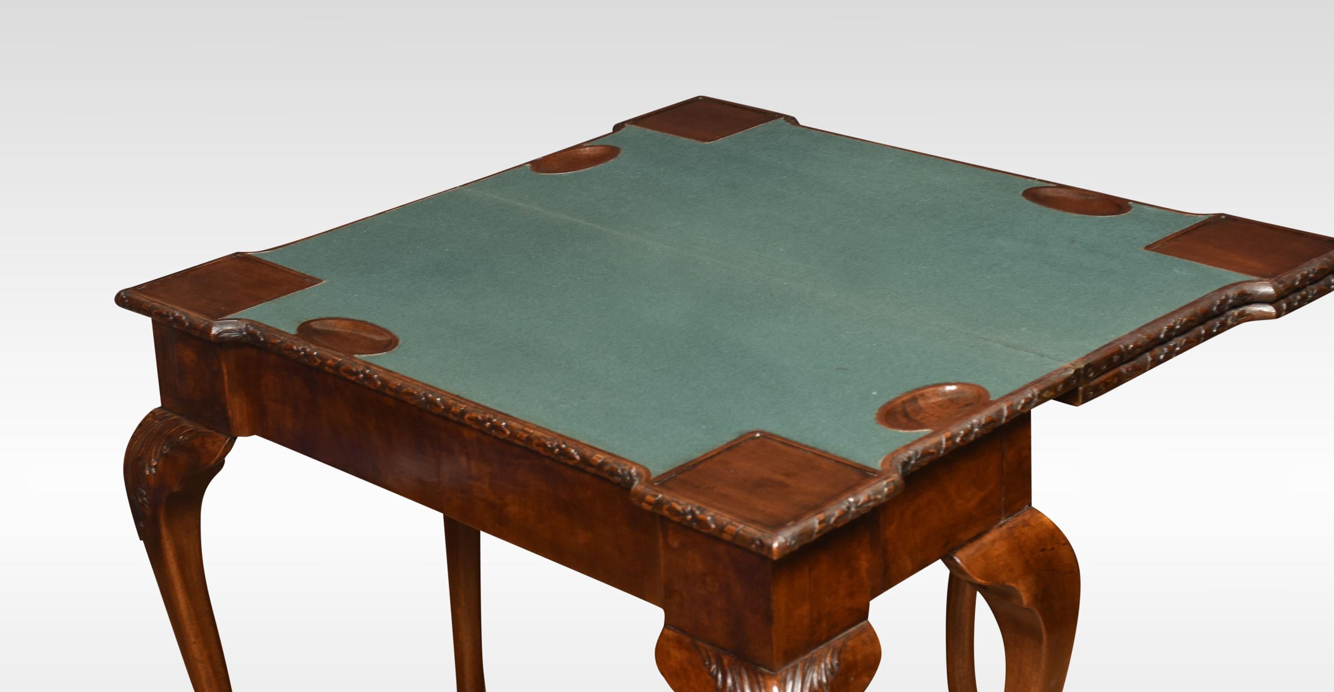 Mahogany Triple Top Games Table For Sale 2