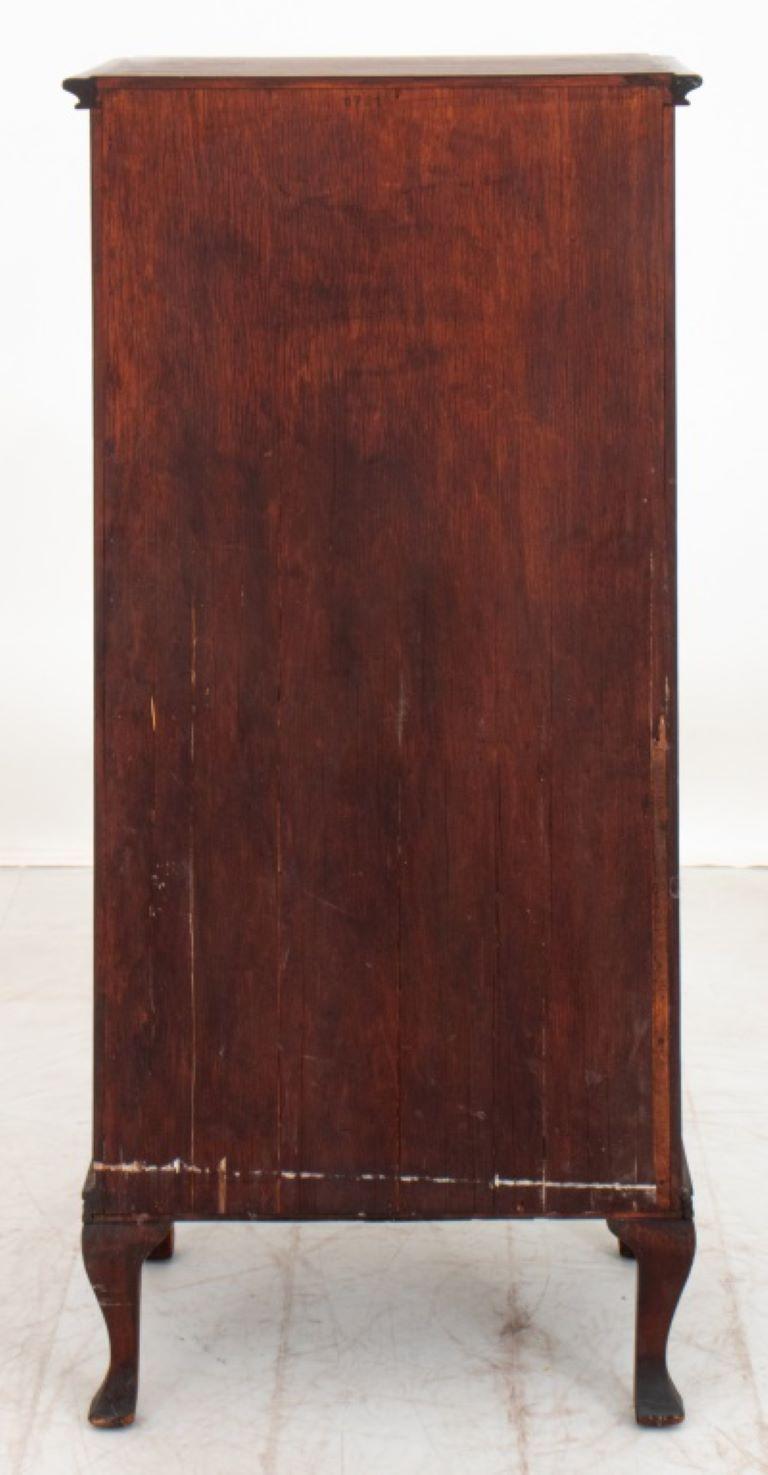 20th Century Mahogany Twenty-one Drawer Sheet Music Cabinet For Sale