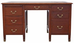 Mahogany Twin Pedestal Partner's Desk of Antique Quality from the 1920s
