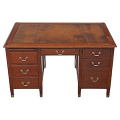 Mahogany Twin Pedestal Partner's Desk of Antique Quality from the 1920s