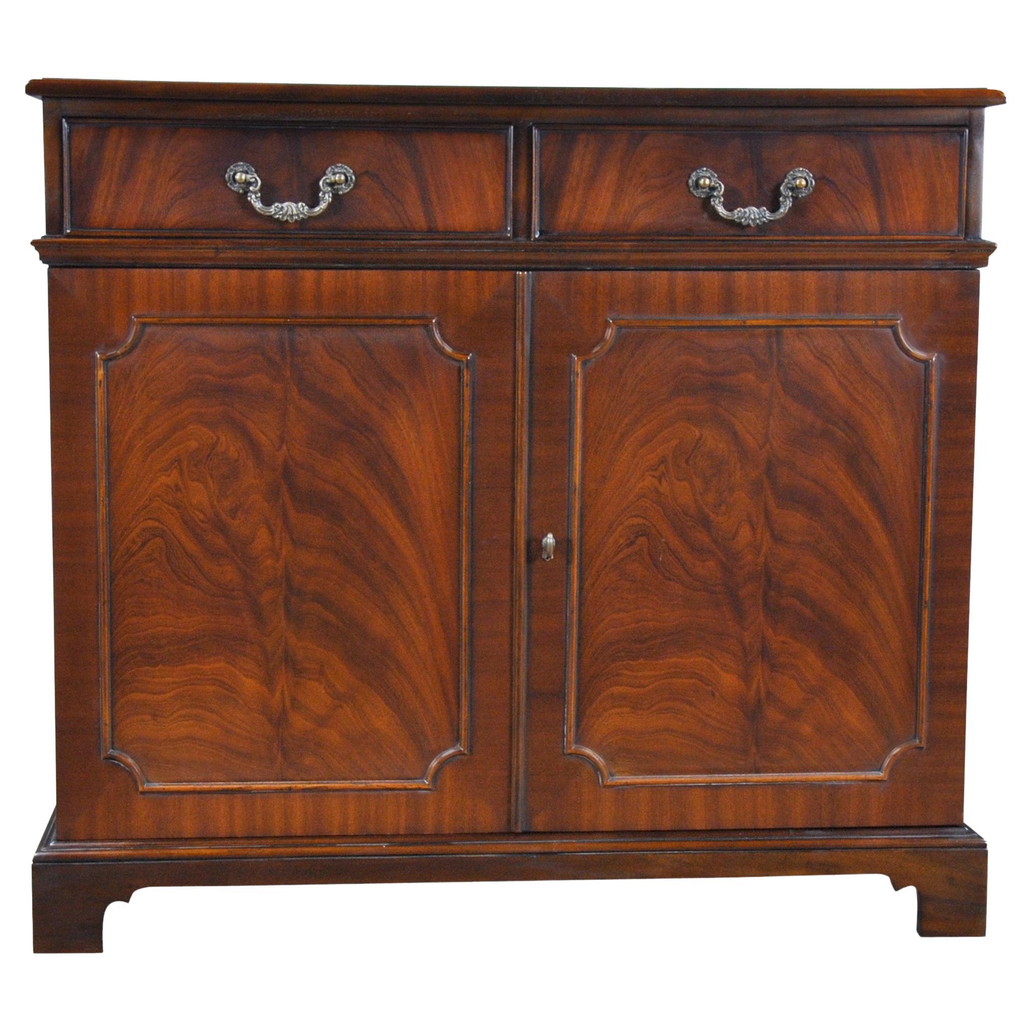 Mahogany Two Door Server