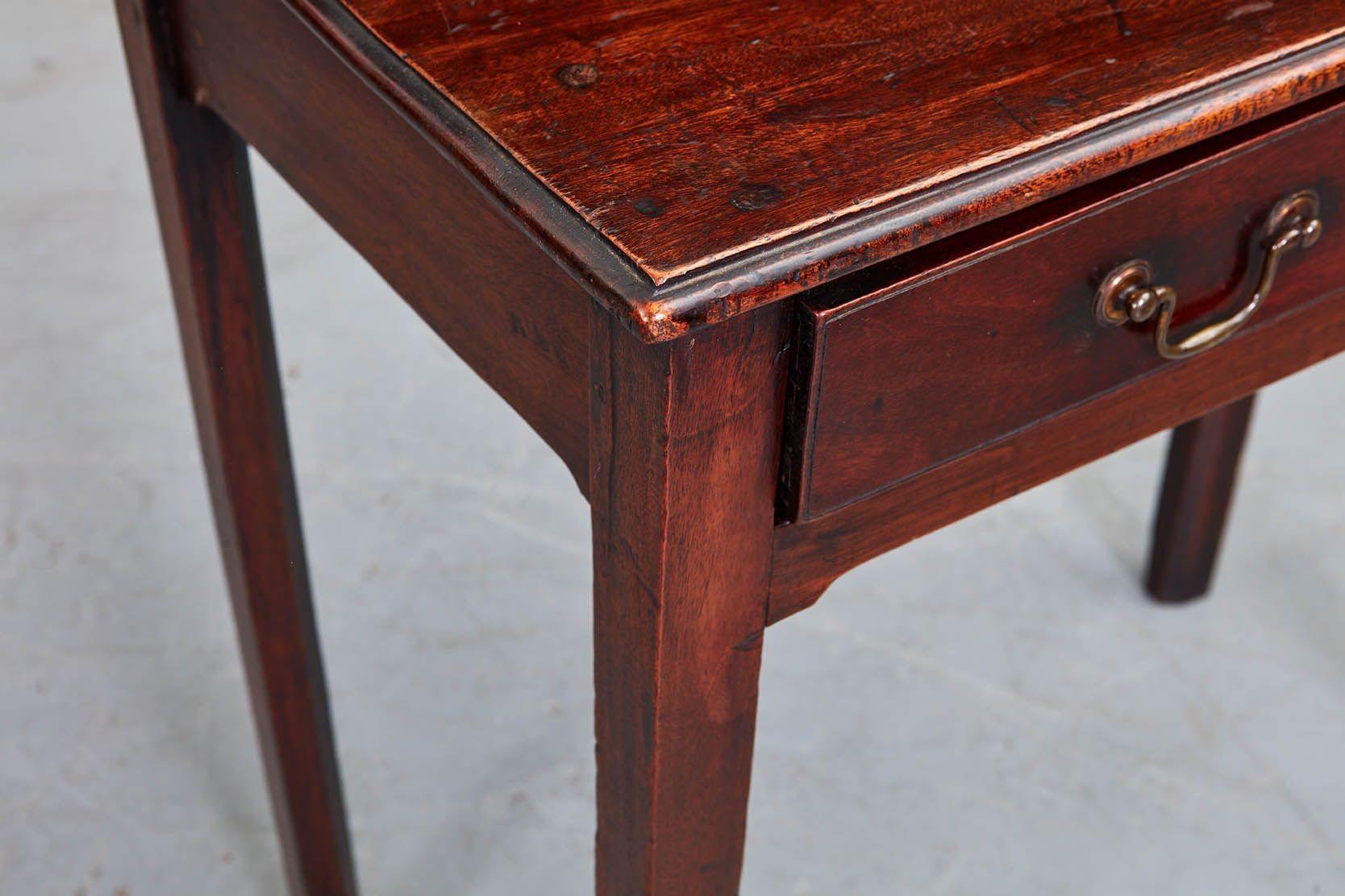 Mahogany Two Drawer Side Table For Sale 6