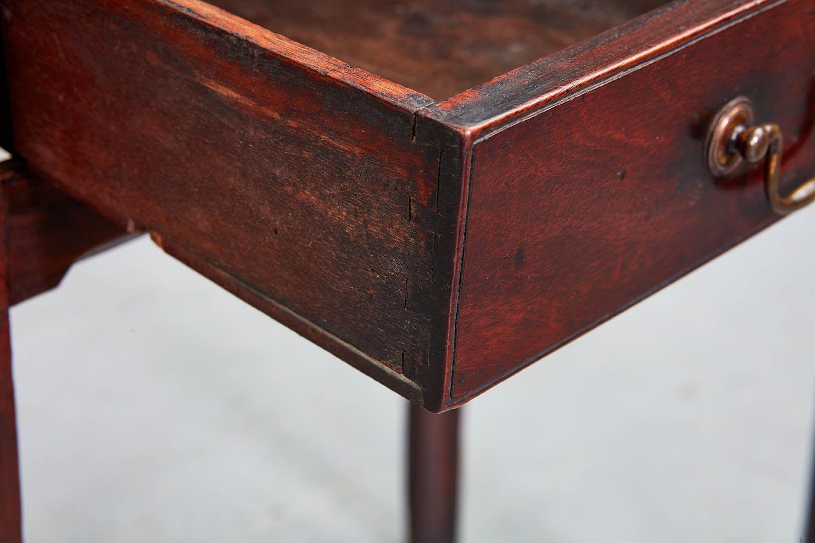 Mahogany Two Drawer Side Table For Sale 8