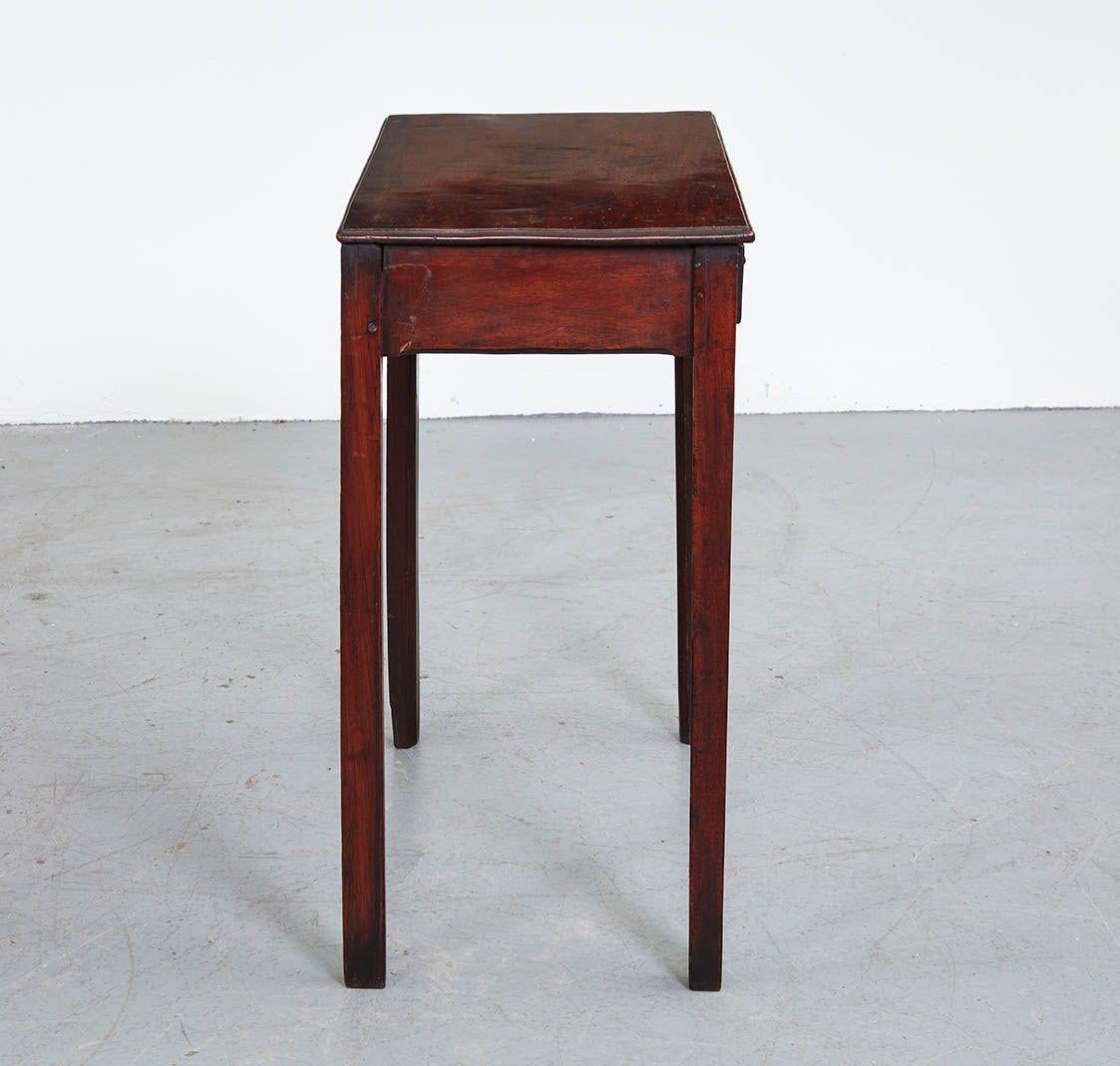 Mahogany Two Drawer Side Table For Sale 2