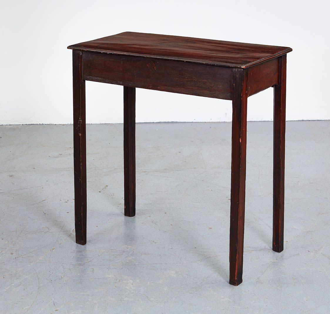 Mahogany Two Drawer Side Table For Sale 3