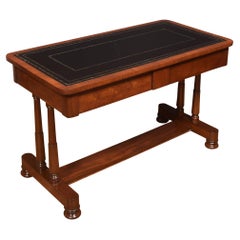 Antique Mahogany Two Drawer Writing Table
