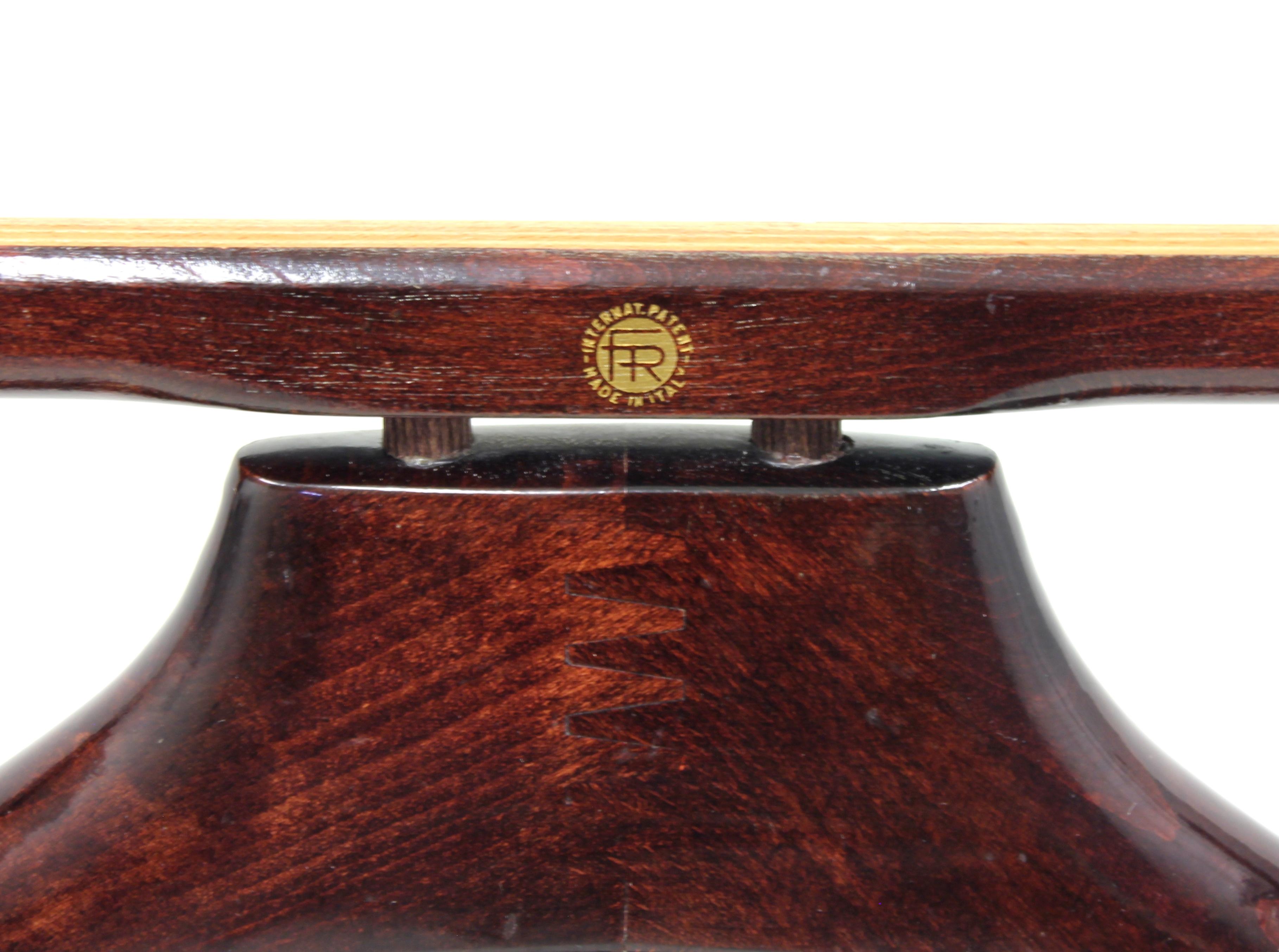20th Century Mahogany Valet by Ico Parisi for Fratelli Reguitti, 1950s