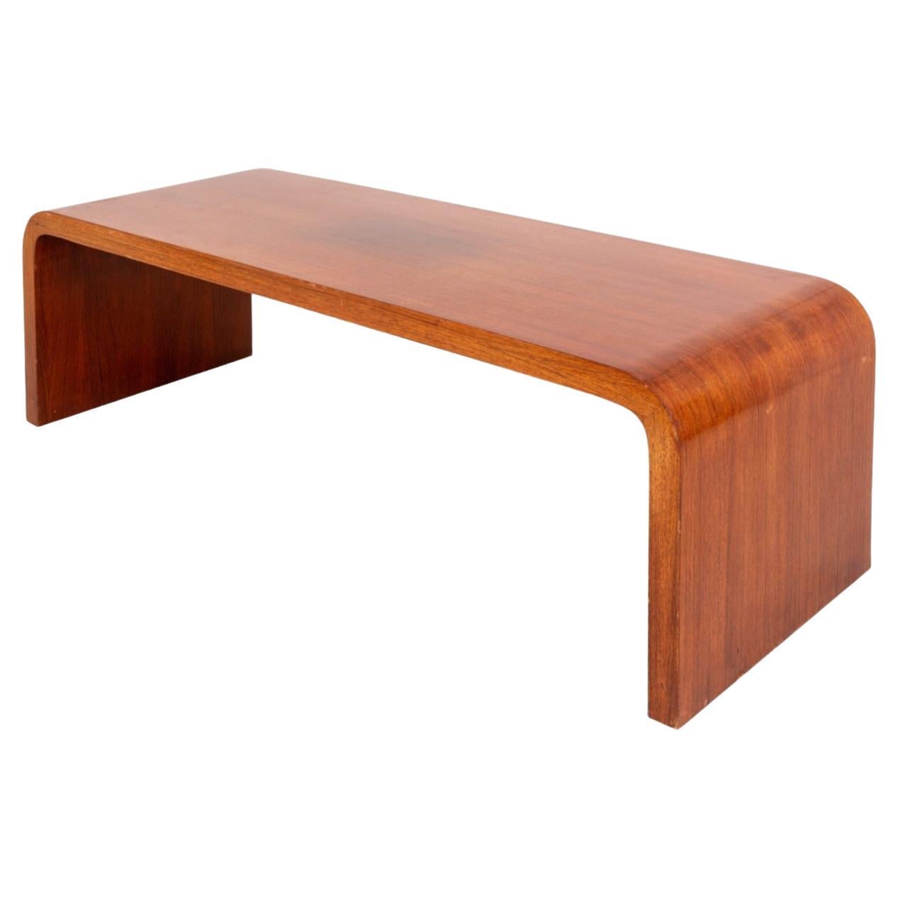 Modern Parsons Travertine Steel Low Table at 1stDibs