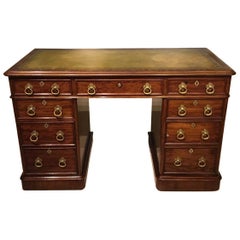 Mahogany Victorian Period Antique Writing Desk
