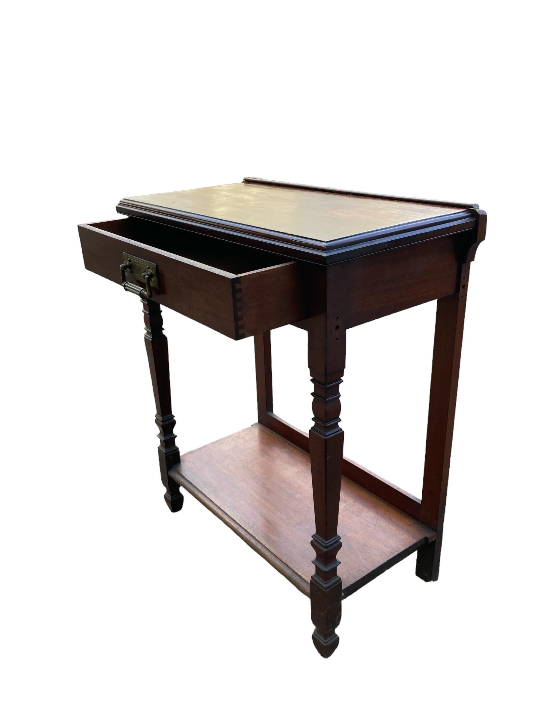 Mahogany Victorian Single Drawer Console table or Hall Table For Sale ...