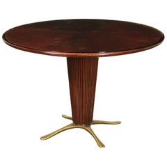 Mahogany Vintage Table, Italy, 1950s