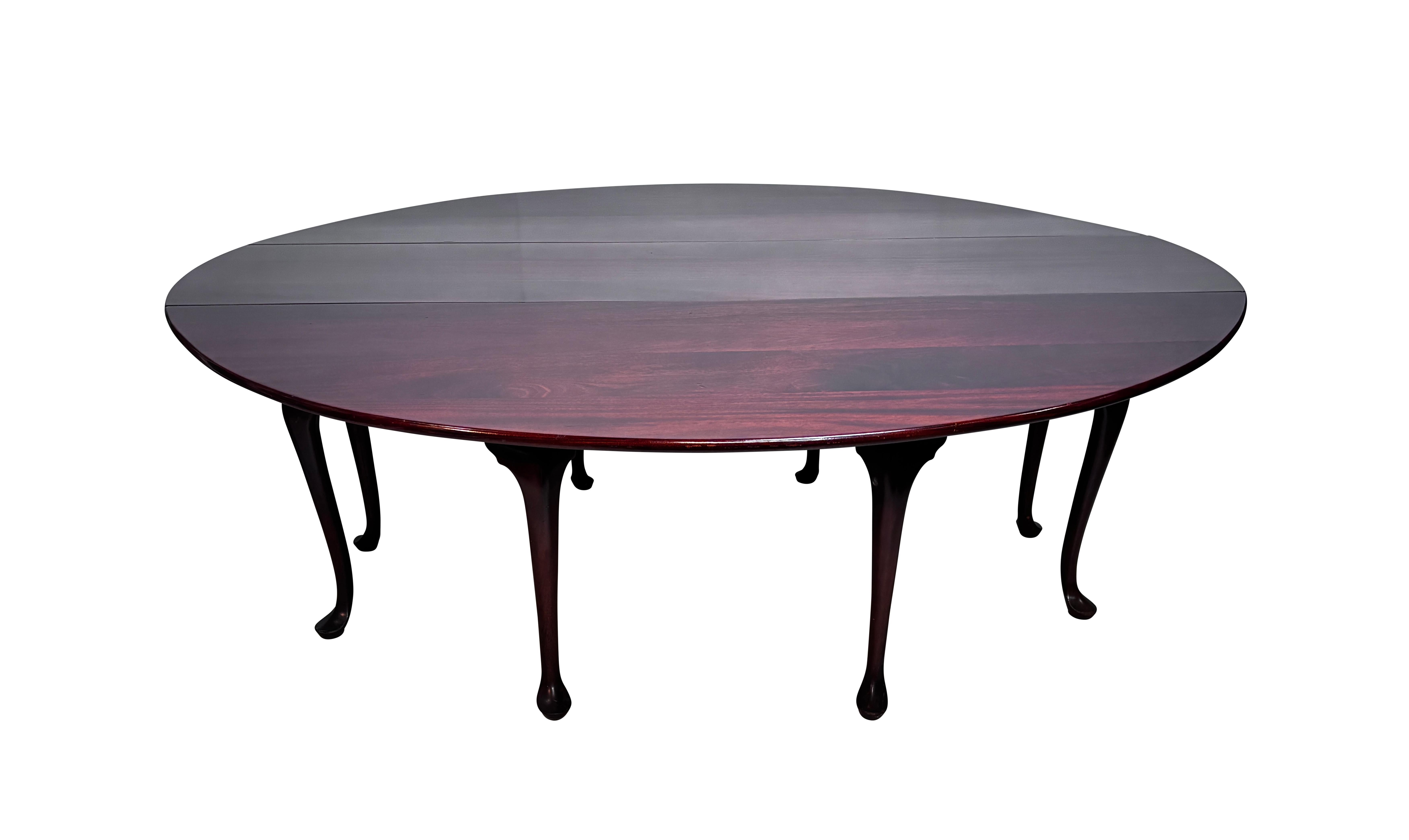 Large Mahogany Wake Table In Good Condition For Sale In San Francisco, CA