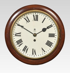 Antique Mahogany Wall Clock