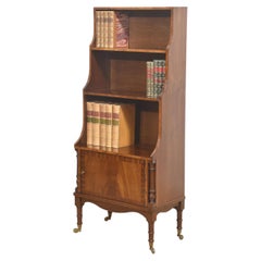 Mahogany Waterfall Bookcase