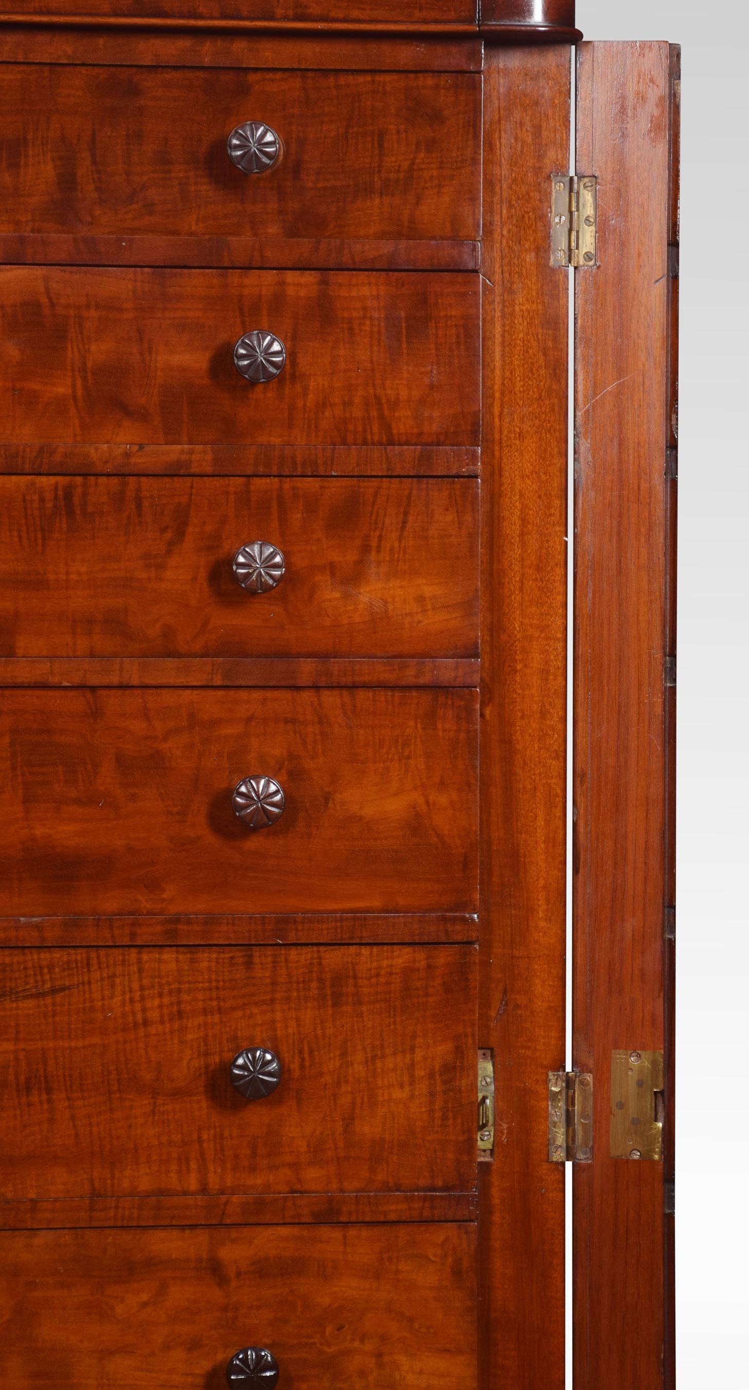 British Mahogany Wellington Chest