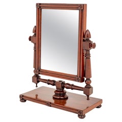 Mahogany William IV Mirror - Swing Dressing Mirrors