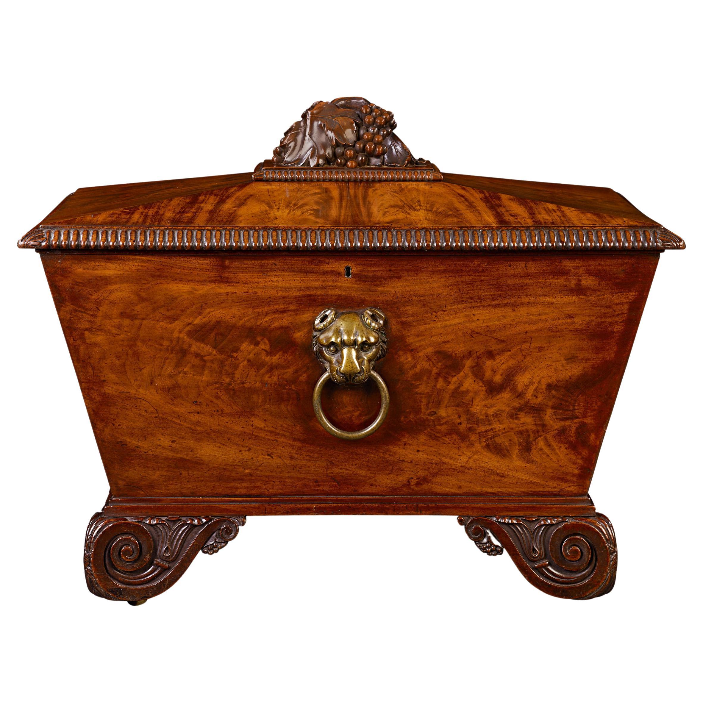 Mahogany Wine Cooler By Thomas Hope For Sale