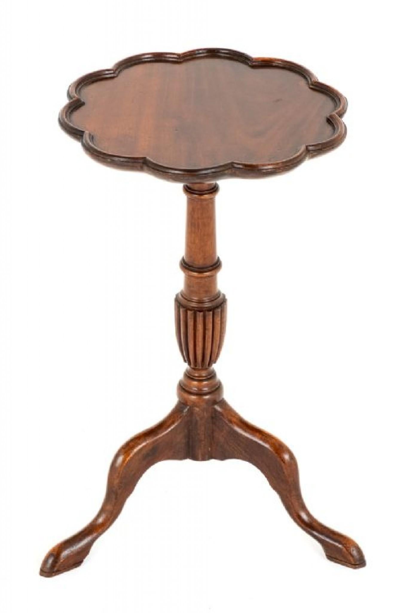 Mahogany Wine Table Georgian Revival In Good Condition In Potters Bar, GB