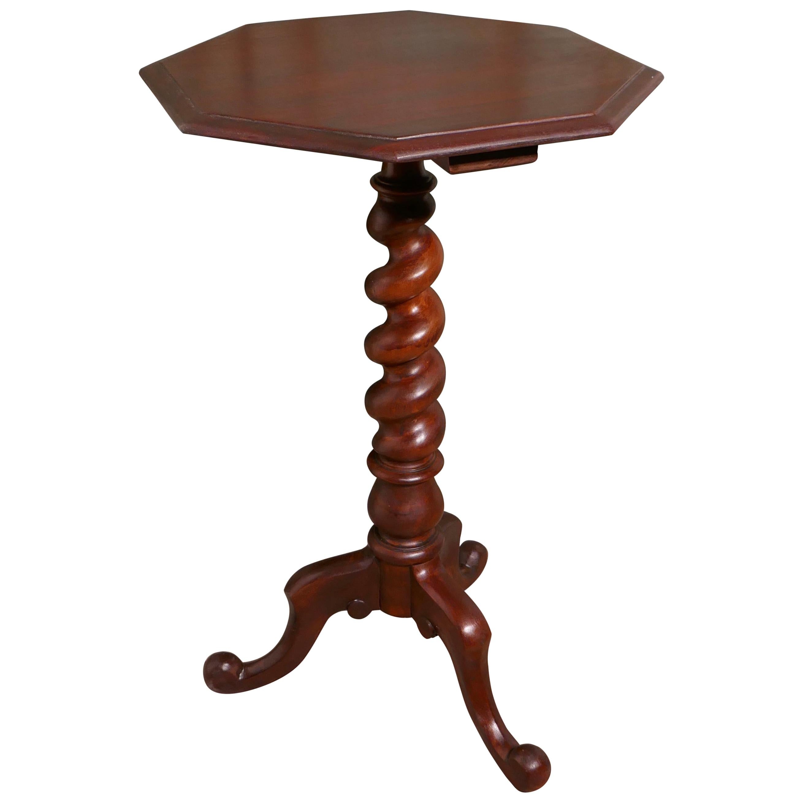 Mahogany Wine Table or Occasional Table For Sale