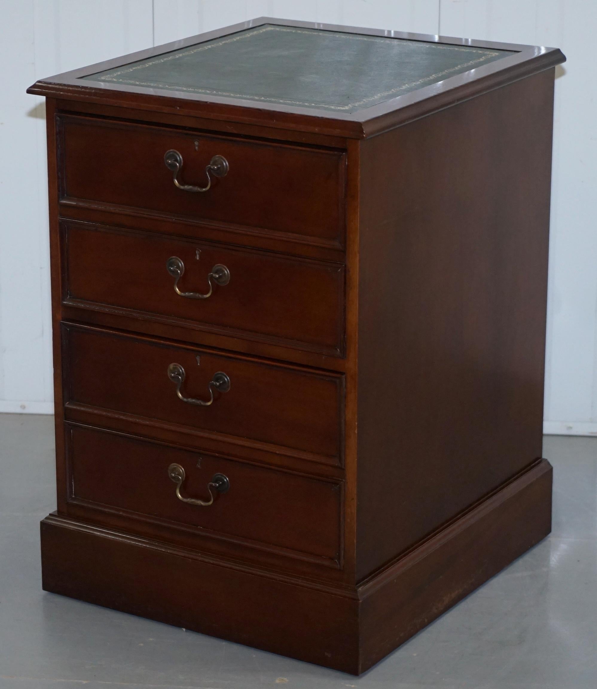 mahogany file cabinet