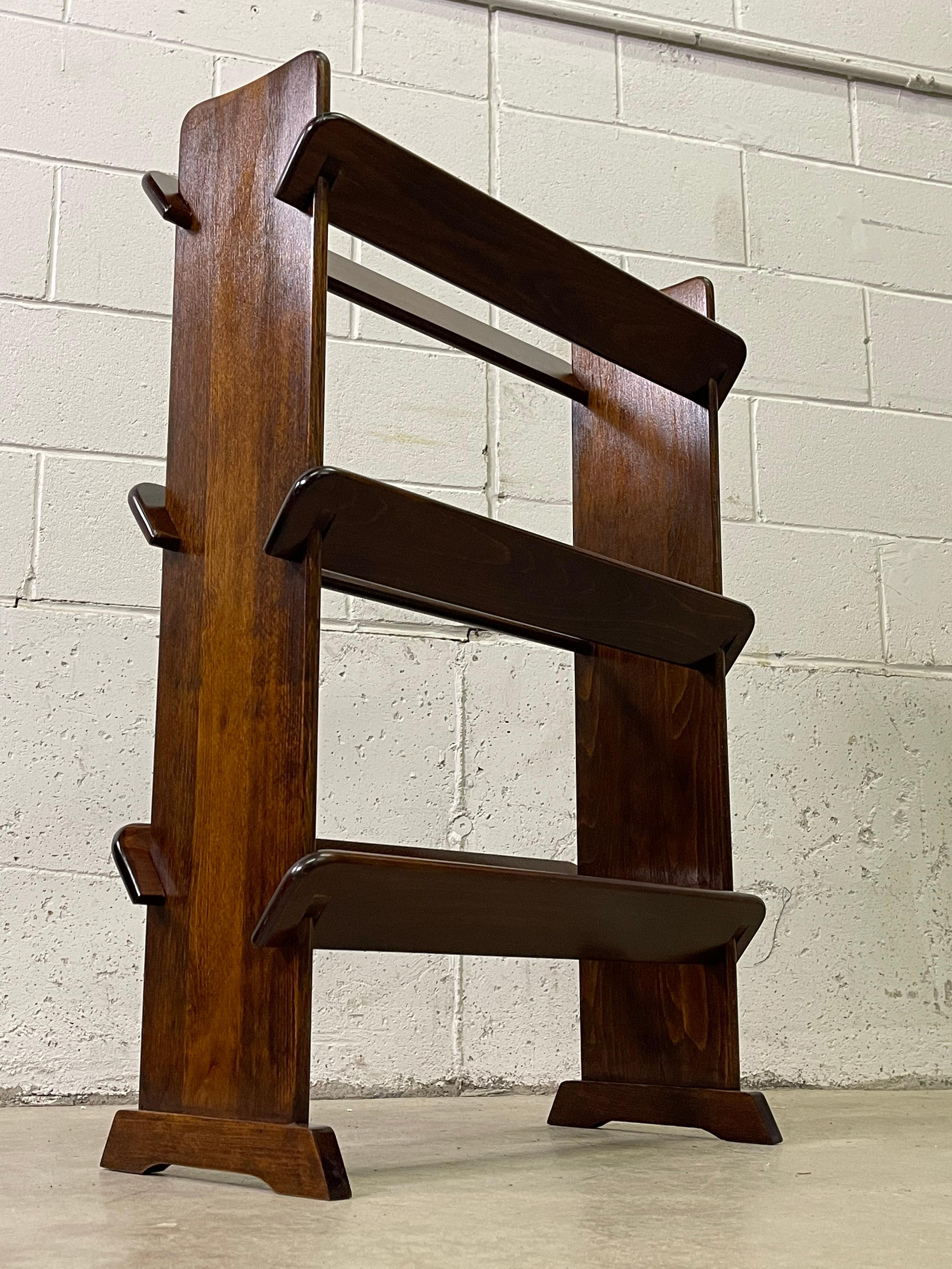 20th Century Mahogany Wood Bookshelf For Sale