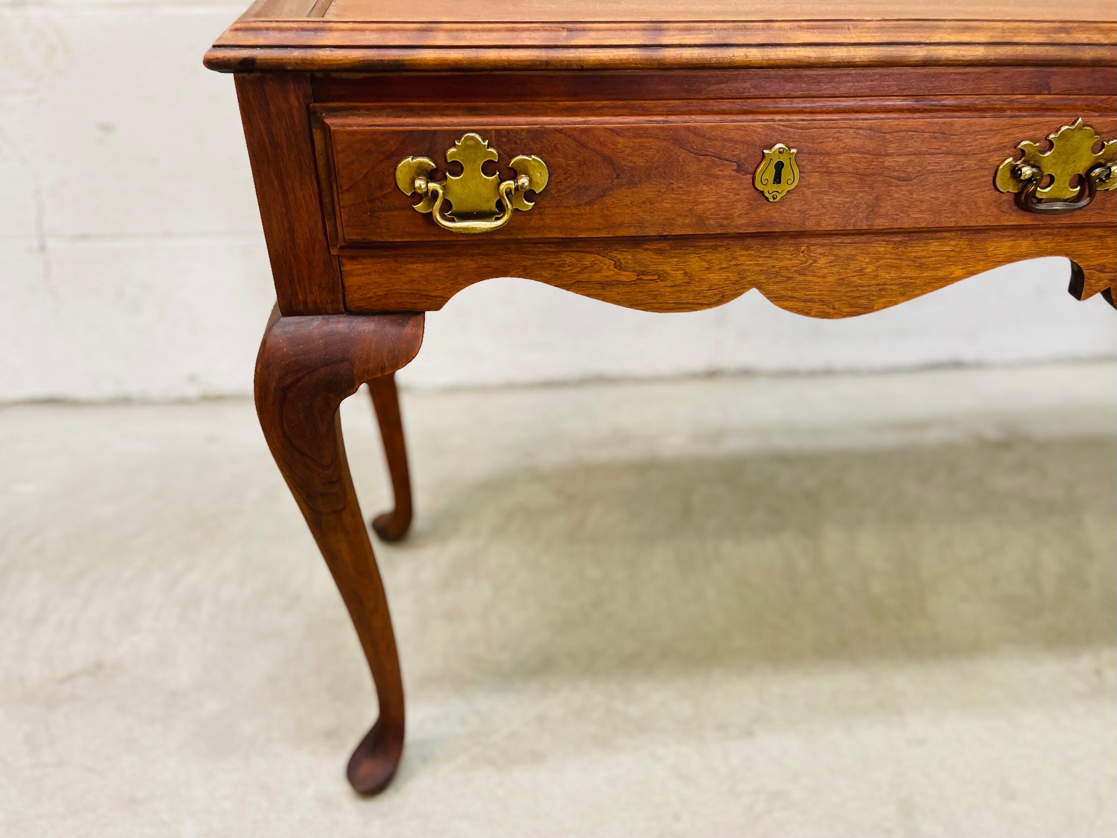 Mahogany Wood Console Table In Good Condition In Amherst, NH