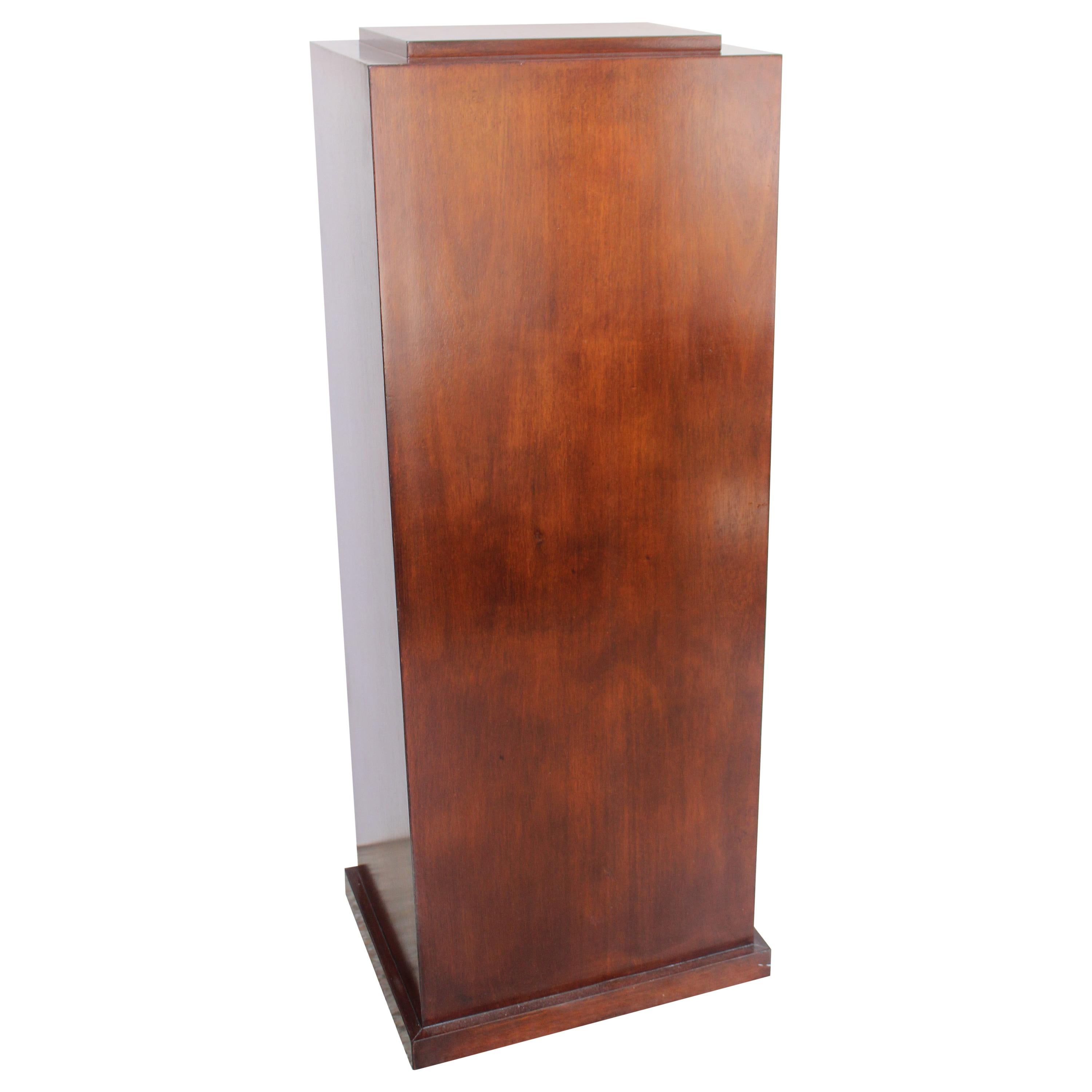 Mahogany Wood Pedestal
