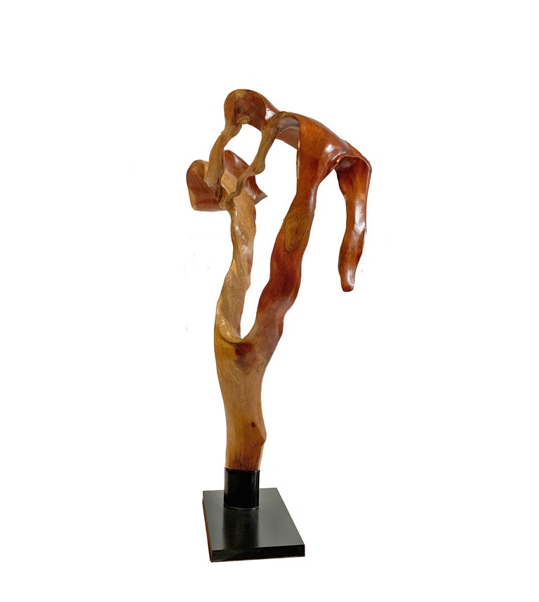 Mahogany Wood Sculpture For Sale at 1stDibs