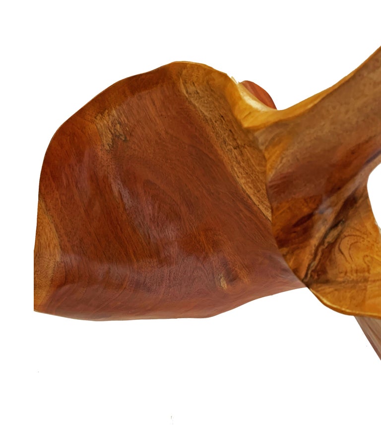 Mahogany Wood Sculpture For Sale at 1stDibs