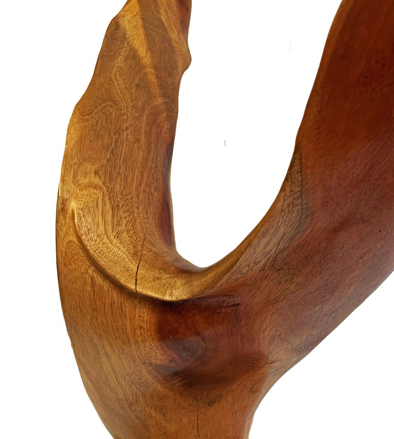 Mahogany Wood Sculpture For Sale at 1stDibs