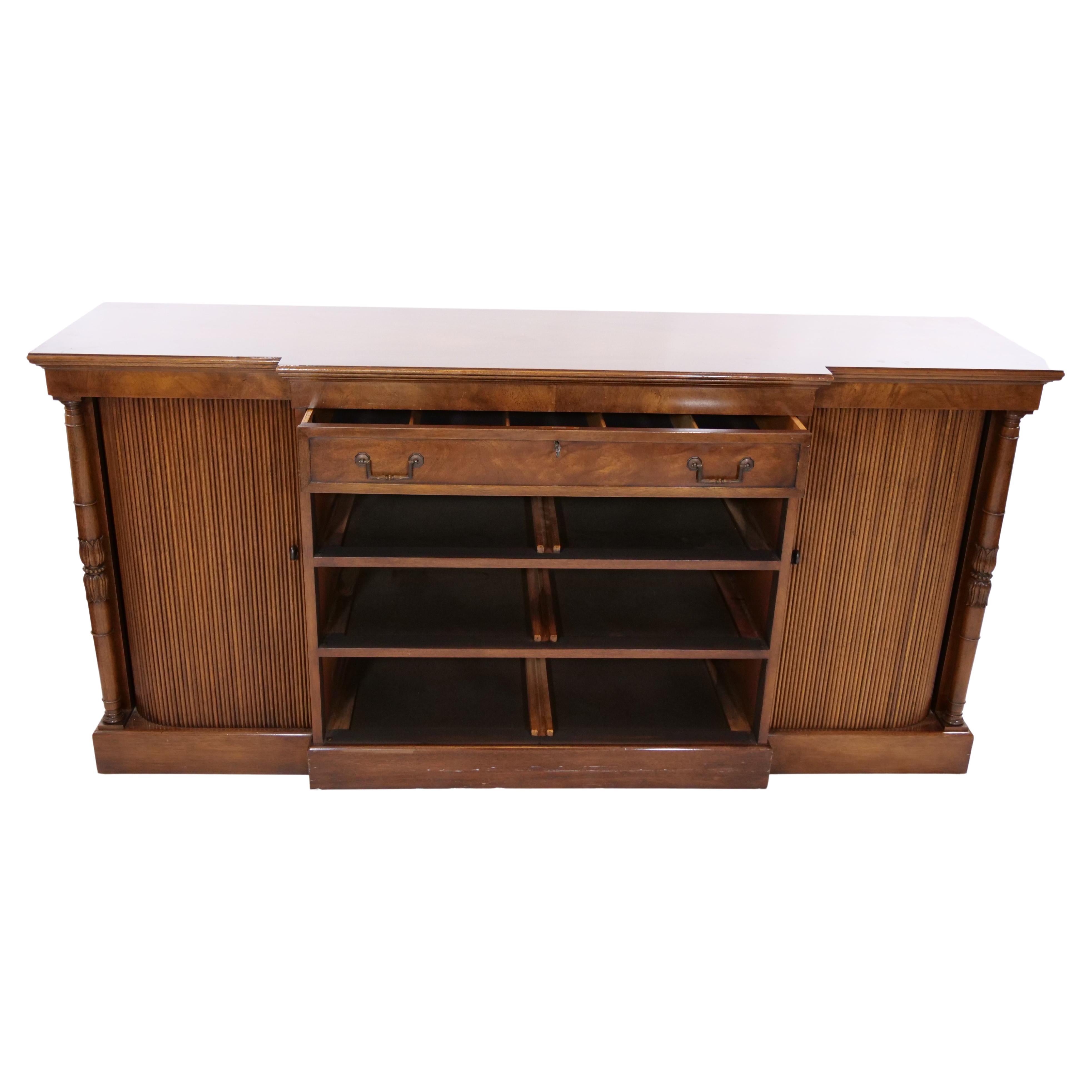 Hand-Carved Mahogany Wood William IV Sideboard / Credenza For Sale